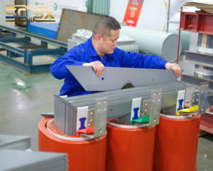 तीन शुष्क प्रकार के कास्ट रेसिन ट्रांसफार्मर सौर ऊर्जा संयंत्र ग्रिड कनेक्शन 220v 500kva विश्वसनीय प्रदर्शन औद्योगिक उपयोग हवा - Product Image 3