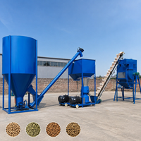 Ligne de production de granulés d'aliments pour animaux, usine de fabrication d'aliments pour animaux, machines de fabrication de granulés, fabricant chinois
