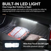 Rahmenlose elektrische Laderaumabdeckung ohne Gantry-Rahmen, vollständiger Schutz für 2025 2026 Chevrolet Silverado Neuer Pickup