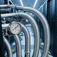 Tuyau flexible métallique OEM/ODM, usine directe, SS316L, diamètre intérieur lisse DN500 PN6 pour pipeline pétrolier et gazier