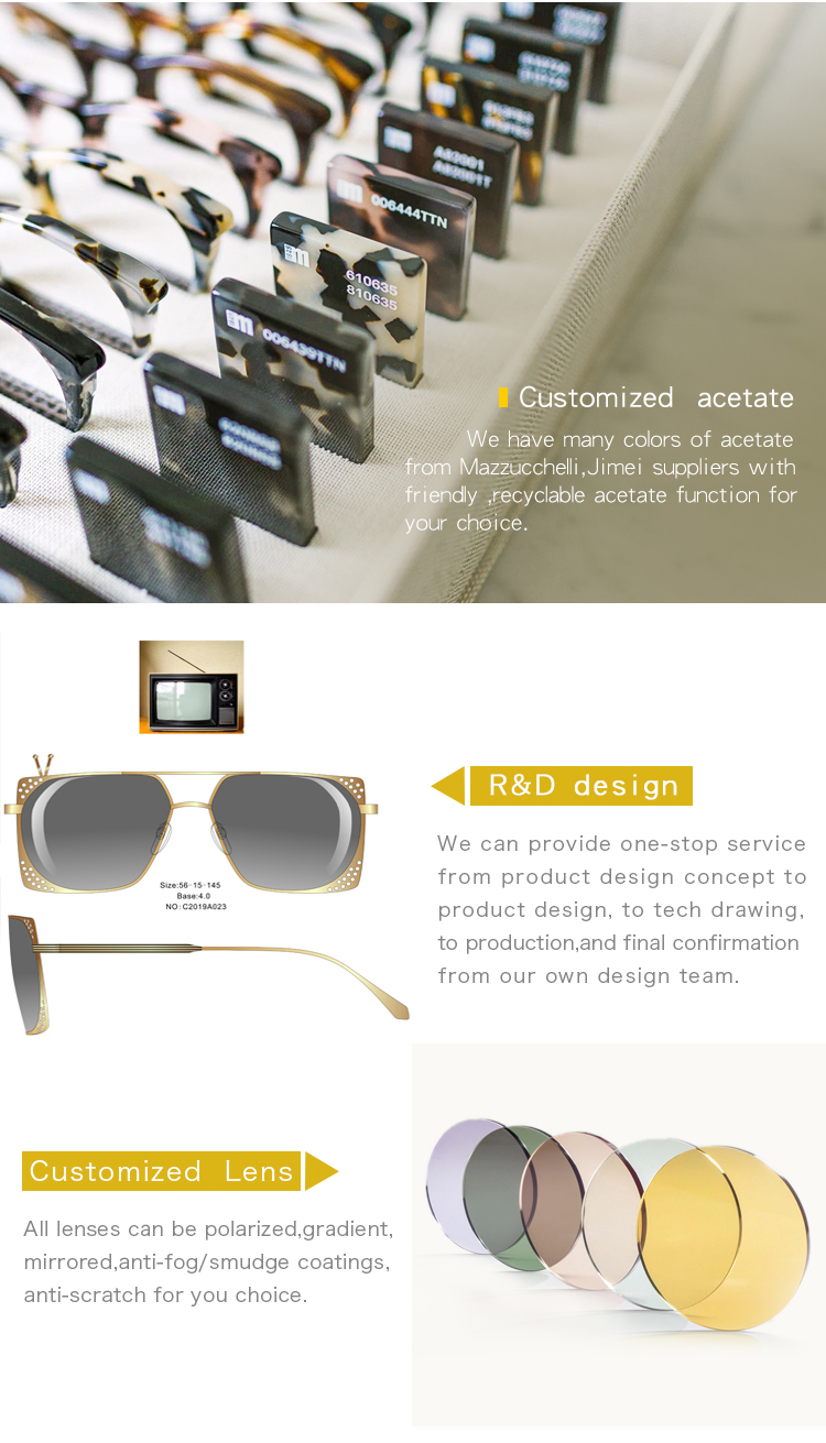 Fashion gentleman glasses frame OBE spring hinges nylon lens buffalo horn eyeglasses frames