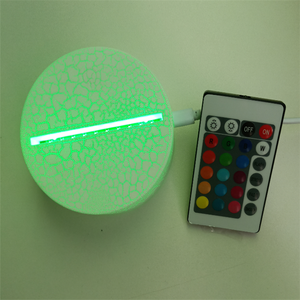 Tra noi 3D night light Creative 3D Illusion Base da tavolo in acrilico lampada da tavolo a LED lampada da tavolo - Product Image 3