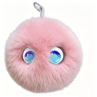 Jolie poupée intelligente en peluche en forme d'œil de dessin animé avec IA, porte-clés, cadeau pour enfants, petite poupée