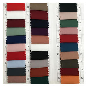 Tela de gasa crepé coreana para mujer, tejido suave y transpirable, 100% poliéster, baja cantidad mínima, ropa - Product Image 2