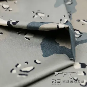 TC 65/35 seis colores desierto camuflaje uniforme tela 65% poliéster 35% algodón camuflaje tela táctica