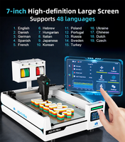 Impresora 3D de Letras Mingda AD-F4 Mini de 4 Colores para Letreros, Máquina de Curado UV para el Negocio de Letreros
