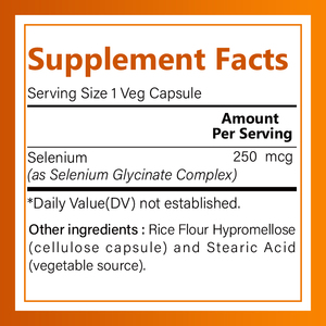 ผู้ผลิตแคปซูลซีลีเนียมเสริมอาหาร ปราศจากกลูเตน ช่วยเสริมสร้างสุขภาพระบบภูมิคุ้มกัน 250 ไมโครกรัม แคปซูลซีลีเนียม 200 เม็ด สำหรับผู้ใหญ่ - Product Image 4