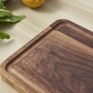 <b>Black</b> walnut wood cutting <b>board</b>, Japanese style, household baby food cutting <b>board</b>, solid wood small cutting <b>board</b>, household - Product Image 2