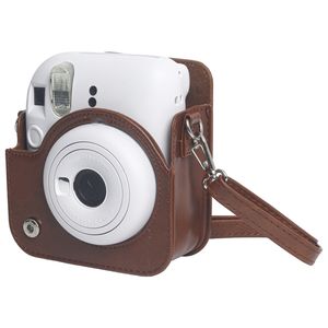 Étui en cuir pour FUJIFILM <span class=keywords><strong>Instax</strong></span> <span class=keywords><strong>Mini</strong></span> 12, sacoche pour appareil photo avec bandoulière - Product Image 5