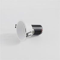 Spot rond en aluminium fait main de style moderne du milieu du siècle pour l'intérieur