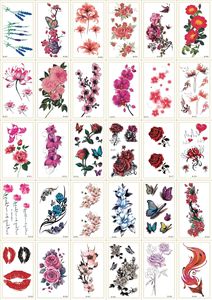 Hình Xăm Tạm Thời Thiết Kế Gợi Cảm 90*65Mm Dành Cho Phụ Nữ Cô Gái Người Lớn Hình Xăm Giả Hoa Hồng Nghệ Thuật Cơ Thể Miếng Dán - Product Image 4