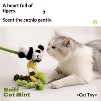 Jouet en peluche écologique de haute qualité pour chatons, baguette de chat Zhejiang avec herbe à chat pour l'auto-entretenissement et la réduction du stress