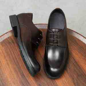 Chaussures Derby ASTON M.JAZZ pour Hommes, Nouveau Style 2025, Britanniques, Polyvalentes, à Bout Rond, Formelles, à Lacets, Respirantes, avec Rehausseur Intérieur - Product Image 5