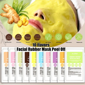 Vente en gros de soins de la peau coréens de marque privée spa facial hydratant 24k or collagène acide hyaluronique gelée masque facial poudre <span class=keywords><strong>d</strong></span> - Product Image 2