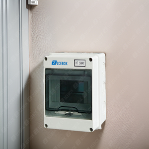 Boîtier de distribution électrique extérieur étanche IP65 résistant au feu pour 18 modules 1 rangée en ABS/PC, montage en surface - Product Image 6