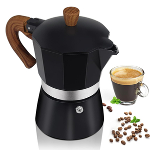 6-Tassen-Express-Kaffeemaschine Espressokocher für den Herd 300ml Aluminium-Moka-Kanne für den Hausgebrauch - Product Image 1