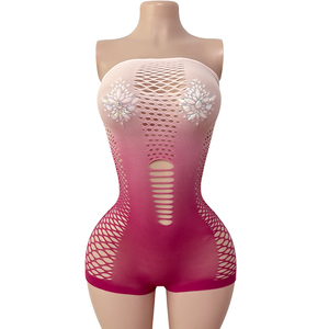W.E.<b>Pole</b> <b>Dance</b> Outfit Music Festival Party Sweetie Festival Rave Fishnet Stripper Outfit Exotic Dancewear - Product Image 5