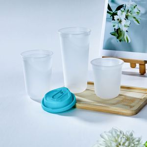 Gobelet à bulles en PP en forme de U de calibre 90 avec couvercle 12oz/16oz/24oz, gobelet en plastique jetable épais et rigide pour thé à bulles chaud ou froid, thé au lait - Product Image 4