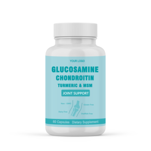 OEM Glucosamina Condroitina Articulación Soporte Suplemento con MSM Cúrcuma Boswellia Glucosamina Cápsulas - Product Image 1