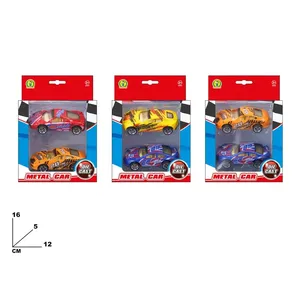 รถโลหะหล่อขึ้นรูป 2 คัน ขนาด 1:32 ชุดของเล่นสำหรับเด็ก - Product Image 1