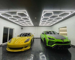 Luminária pendente de led hexágono para teto, luz pendente de teto hexágono - Product Image 3