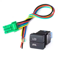 Barre lumineuse à LED double bleu vert pour Toyota prado 2000