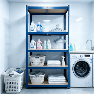 Heavy Duty Boltless Steel Storage Shelving <strong>Unit</strong> 5 Tier Garage Mounting <strong>Organization</strong> Workshop Metal Shelf Rack - Product Image 6