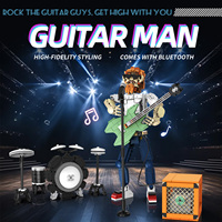 Kit de Construction de Guitare 721 Pièces, Modèle ABS, Scène Musicale, Guitare, Batterie, Amplificateur, Briques de Collection pour Enfants, Cadeau