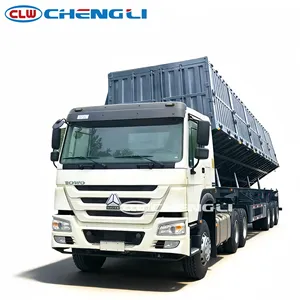 Remorque benne tri-essieux haute performance 30/40/50 tonnes pour le transport de ciment, de sable et de briques - Product Image 4
