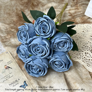 Nouvelle Arrivée 2026 – Bouquets de Roses Artificielles Impériales à 7 Tiges pour Décoration Florale de Maison, Hôtel, Sol et Mariage - Product Image 5