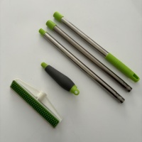 Qingle Tragbarer Tierhaarent ferner Metall Hunde haarsc haber Besen Teppich Rechen für Tierhaaren tfernungs bürste mit langem Griff