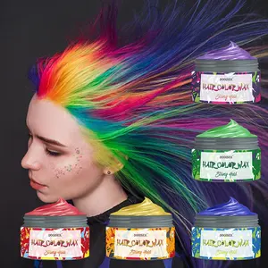 1 Time Clay Wax Temporary Cover Up Hair Dye Instant Coverage Hair Dye Color Wax Quality Hair Styling Wax