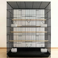 Grande Cage d'élevage pour oiseaux, décoration de jardin, grande cage à perroquets, robuste, pour l'extérieur, maison pour oiseaux de compagnie