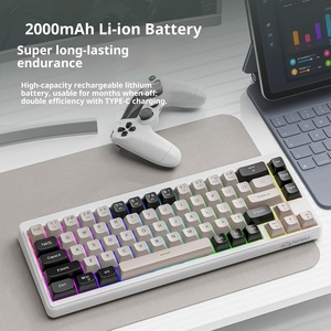 Teclado Inalámbrico Bluetooth de 3 Modos con Sensación Mecánica y Bajo Nivel de Ruido para Juegos, Esports y Trabajo de Oficina - Product Image 3