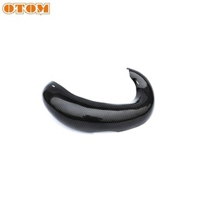 Nouvelle protection d'échappement en fibre de carbone pour moto tout-terrain deux <span class=keywords><strong>temps</strong></span> YZ250, remplacement pour <span class=keywords><strong>YAMAHA</strong></span> YZ <span class=keywords><strong>250</strong></span> - Product Image 3