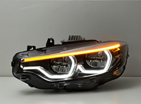 Faro LED Ikon Style V2 para BMW Serie 4 F32 F82 F83 M4, Doble Color 6000K, Nueva Actualización, Luz Alta/Baja, Luz Antiniebla, 12V