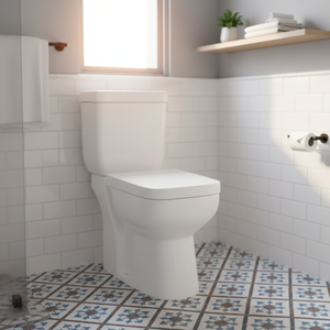 Inodoro Moderno de Cerámica de Dos Piezas con Doble Descarga de 250 mm, Económico y de Gran Venta en <span class=keywords><strong>Argentina</strong></span>, Ideal para Baños de Hotel - Product Image 1
