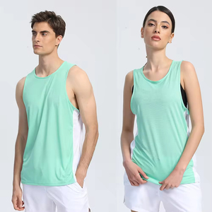 OEM Custom Summer Fashion Men's Black <b>White</b> Patchwork Low Cut Sleeveless <b>tank</b> <b>Top</b> Men Gym Bodybuilding Clothing Fitness Vest - Product Image 1