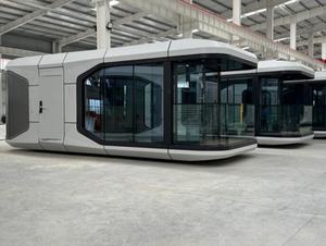 Assemblage Conception détachable <span class=keywords><strong>Camping</strong></span> Resort Capsule Hotel Modern Luxury 20Ft 40Ft Mobile Space Capsule - Product Image 3