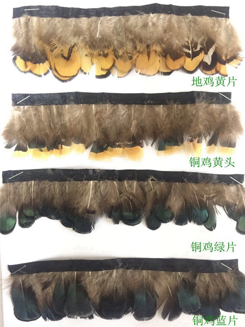 Satin Pink Natural Hackle Pointed Dyed Feathers Trim Fringe Lace, Model Name/Number: B09RHFJXBH...