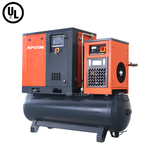 Compresseurs d'air à vis injectés d'huile robustes 2.2kw 3.7kw 4kw 5.5kw 7.5kw 11kw 15kw 22kw 7bar 8bar 10bar Économes en énergie Faible niveau sonore - Product Image 4