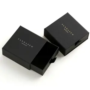 PandaSew Custom Logo Print Fashion Cardboard Jewelry Set Packaging Box