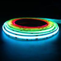 FCOB 12/24V Adressable RGBW RGB CCT COB LED Bande de LED étanche