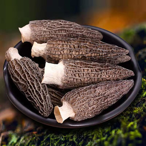 Funghi Morchella Neri Essiccati Naturali a Forma di Cubo, Funghi Freschi - Product Image 3