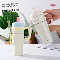 Bouteille d'eau isotherme en acier inoxydable à double paroi, personnalisable, anti-fuite, pour la randonnée, la gym, le travail, les voyages, l'école et la voiture, usage quotidien, vente en gros