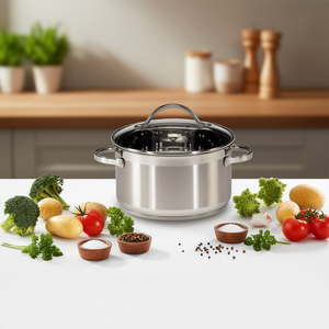 Olla para Carne de Acero Inoxidable KARL KRGER Ohio de 3L, Asador de 20 cm - Product Image 3