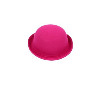 Unisex Wool Lined Small Round Top Hat Solid Color Foldable Winter Hat For Autumn Winter Fashion British Retro Style - Product Image 5
