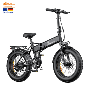 Bicicleta Eléctrica Plegable LOOKRUN V20 con Neumáticos Gruesos de 20 Pulgadas, Asiento Ergonómico Acolchado, 48V 15.6Ah, Alcance de 100KM, Disponible en la UE - Product Image 1