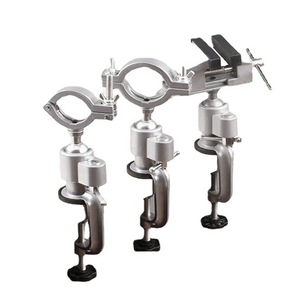 Yunbei YB Aluminum Alloy <b>Bench</b> Vise Smooth Jaw Bolt Mount For Drill Electric Grinder DIY Use - Product Image 4
