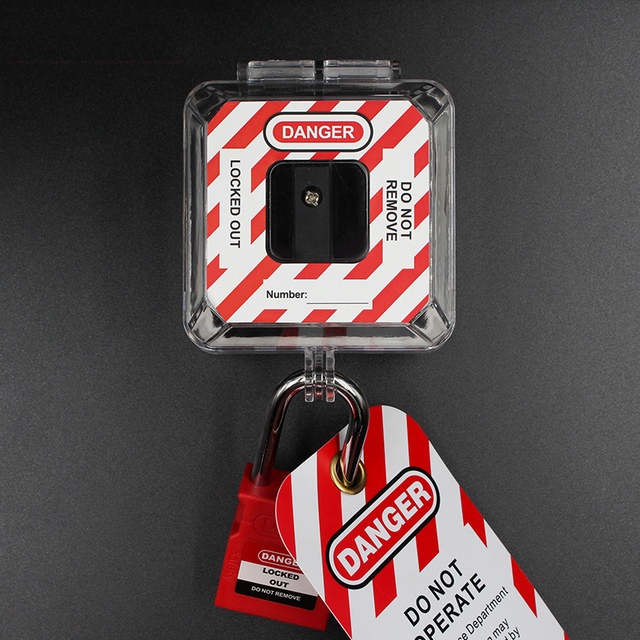 Electrical Push Button Switch Lock Lockout Emergency Lockout Tools